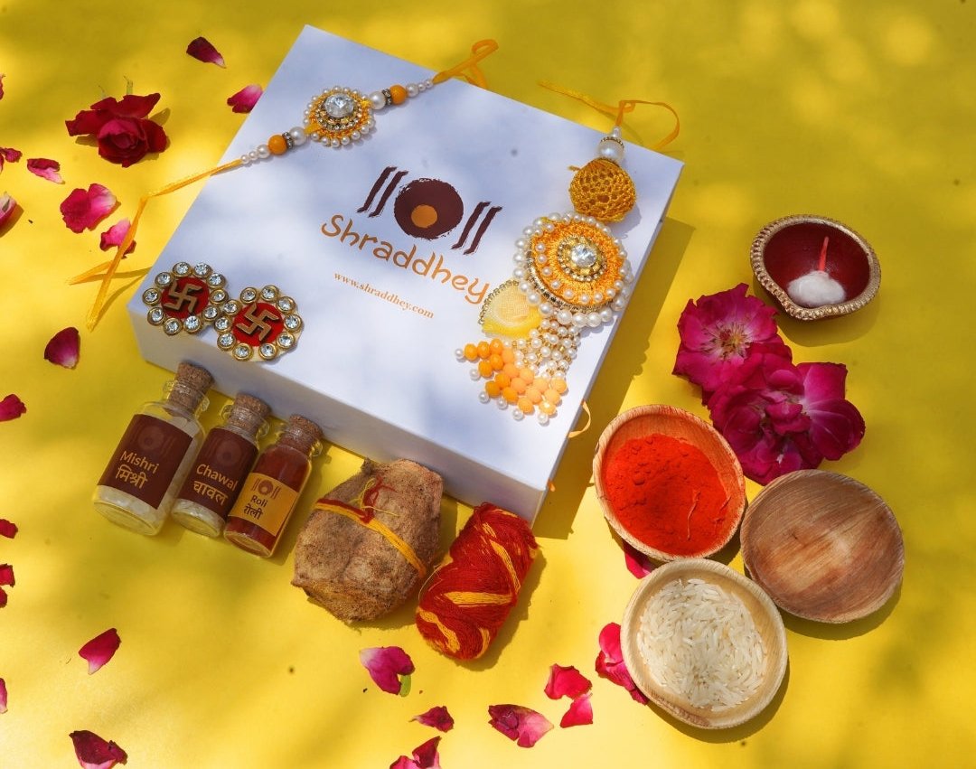 Marigold Rakhi All in one Hamper