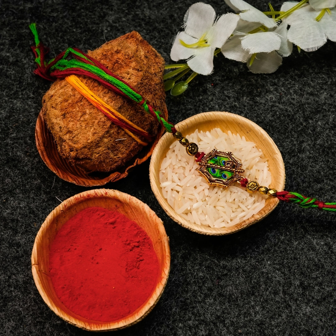 Krishna Feather Rakhi All in one Hamper