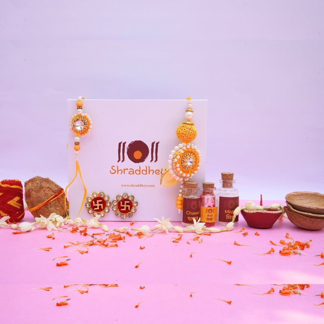 Marigold Rakhi All in one Hamper