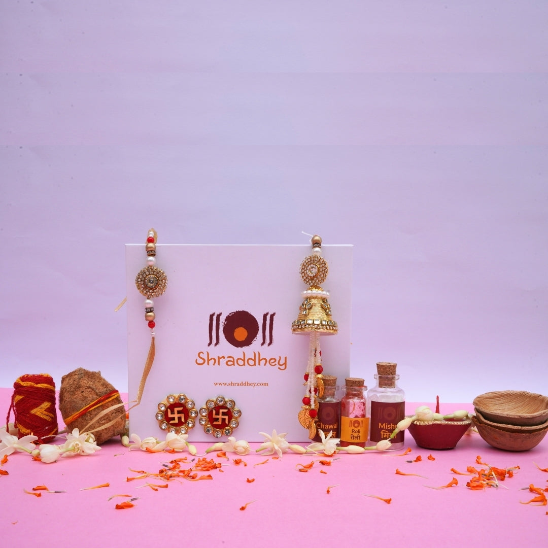 Golden Bells Rakhi All in one Hamper