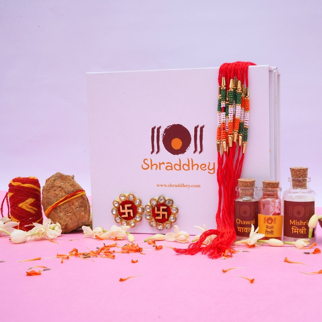 Tricolor Dora Rakhi All in one Hamper