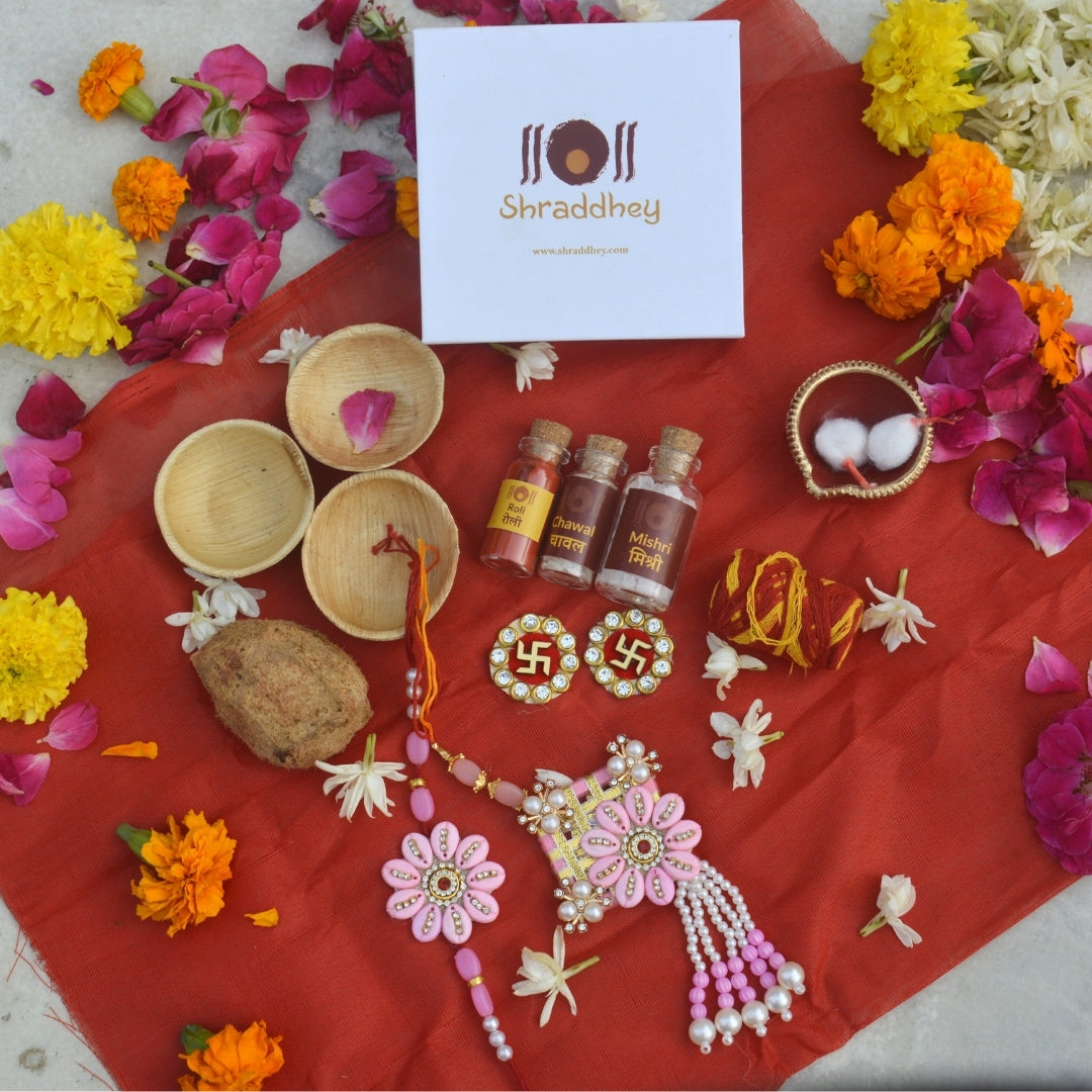 Pink Shells Rakhi All in one Hamper