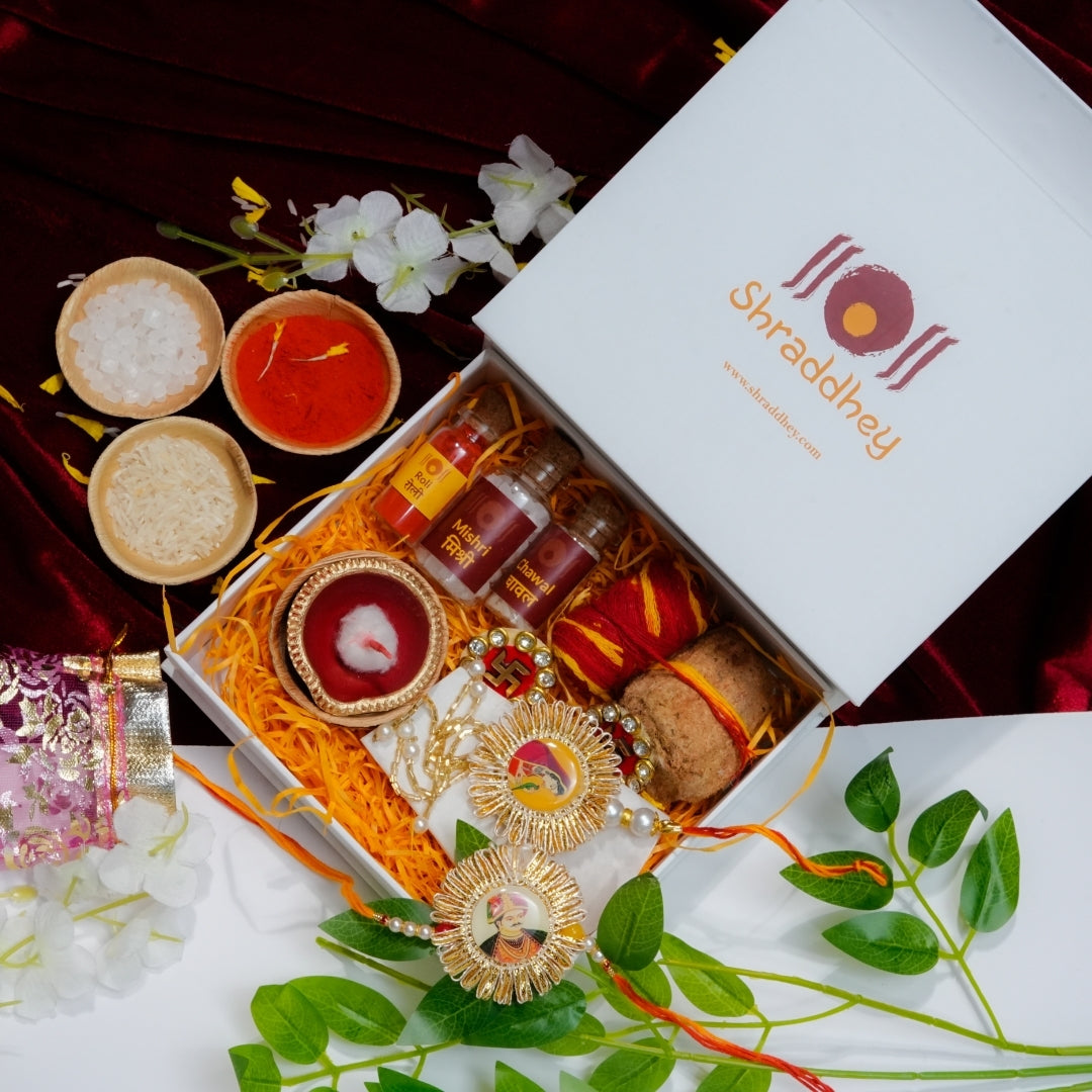 Maharaj-Maharani Rakhi All in one Hamper