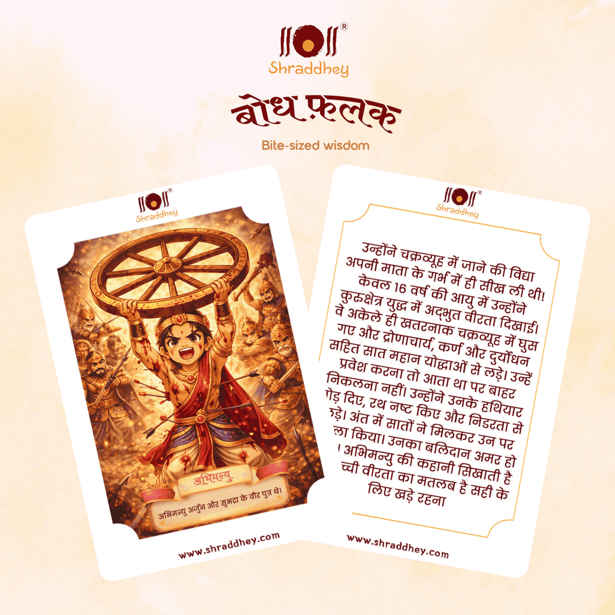 Bodh Falak - Mahabharata + Know Our Rishi/Rishika Flash Cards Combo (Set of 48 cards)