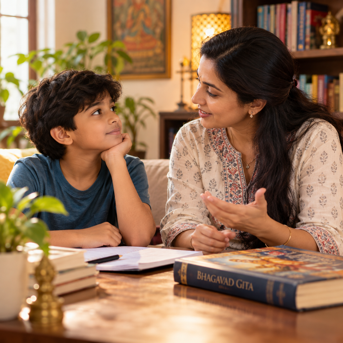 10 Simple Lessons From the Bhagavad Gita to Teach Kids