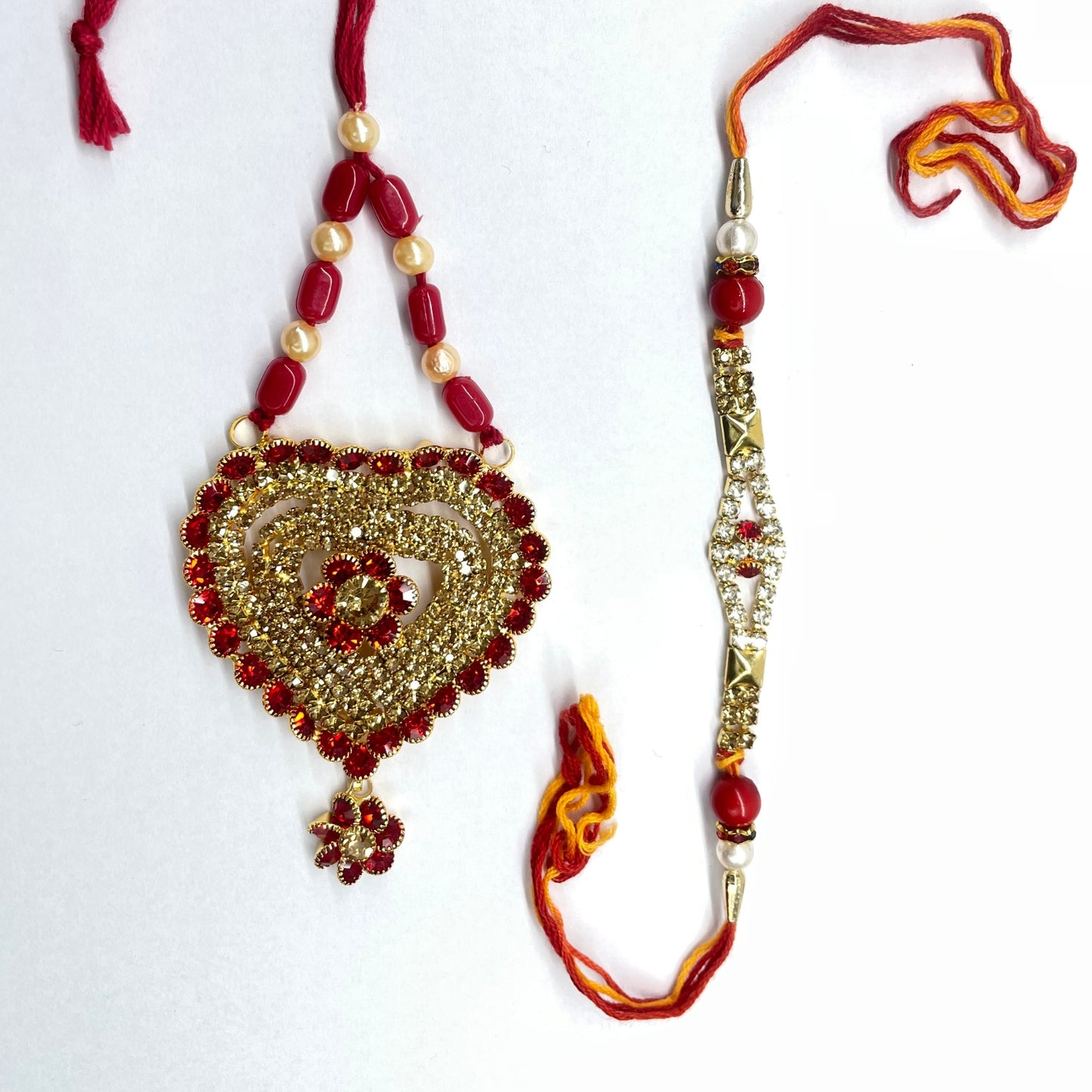 Golden Heart Bhaiya-Bhabhi Rakhi All in one Hamper