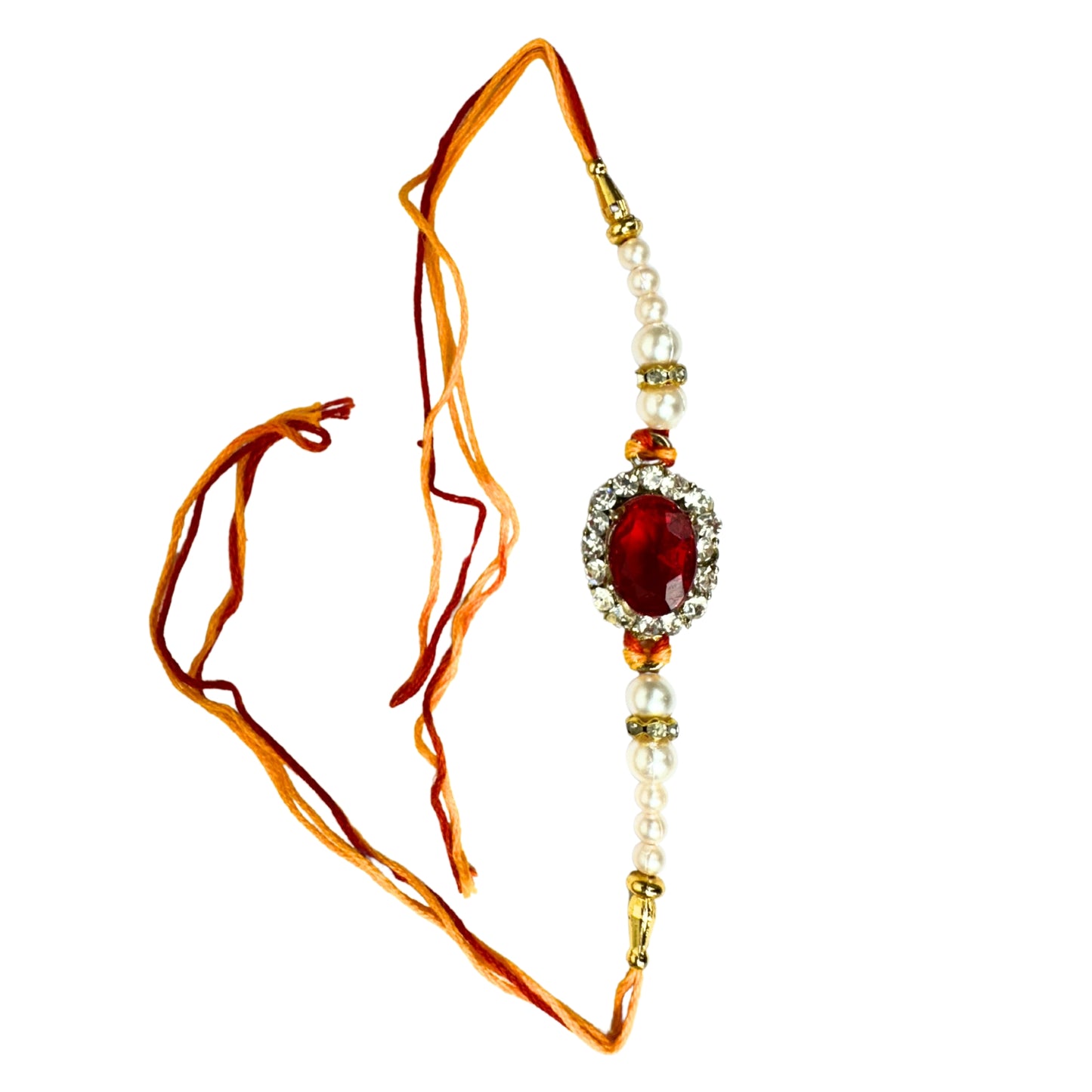 Red Stone Rakhi All in one Hamper