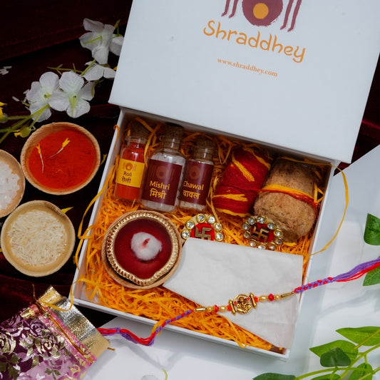 Ganesha Circle Rakhi All in one Hamper