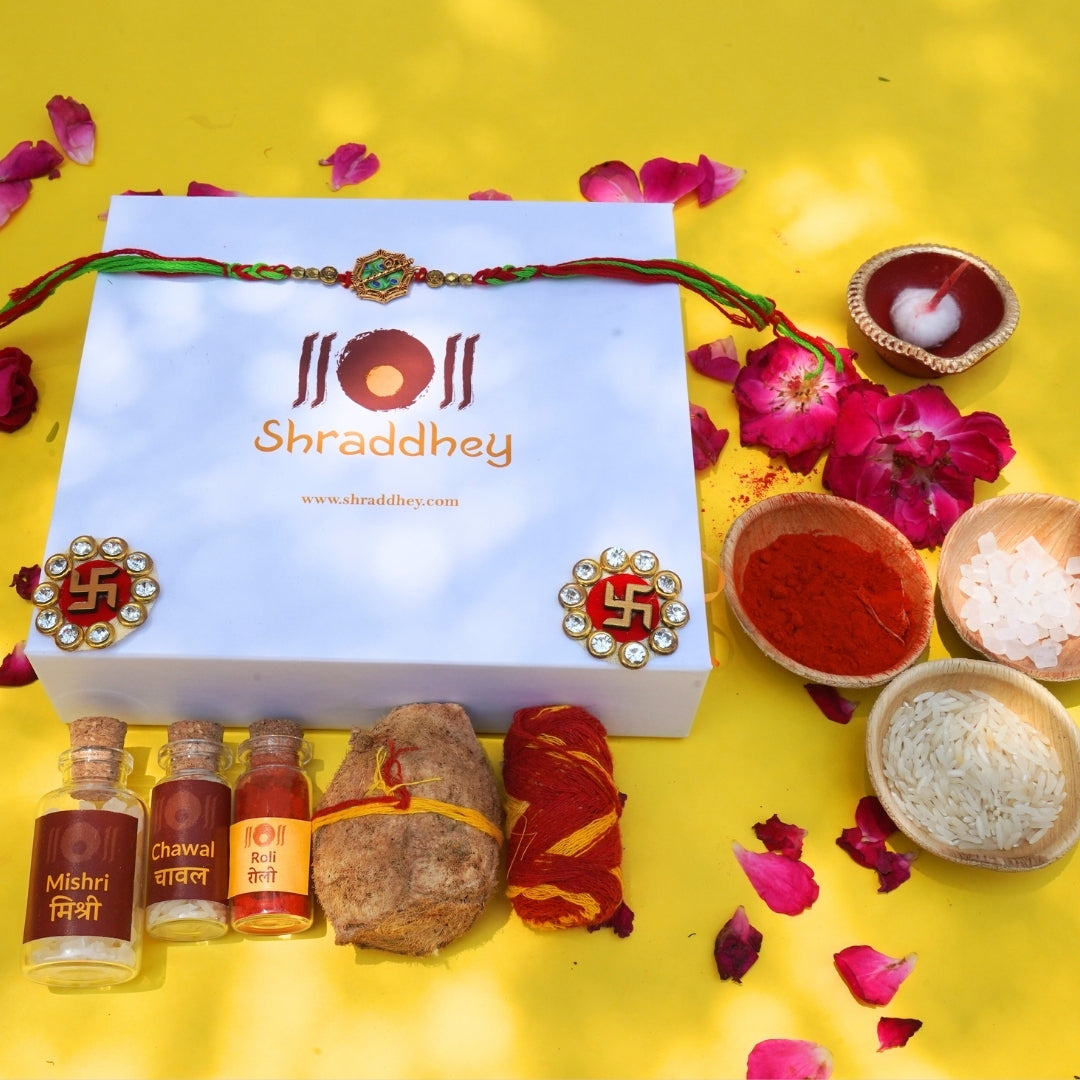 Krishna Feather Rakhi All in one Hamper