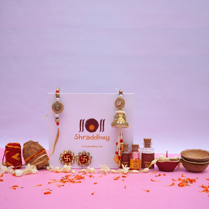 Golden Bells Rakhi All in one Hamper