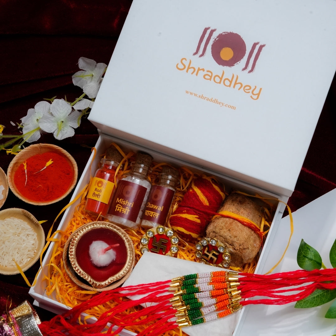 Tricolor Dora Rakhi All in one Hamper