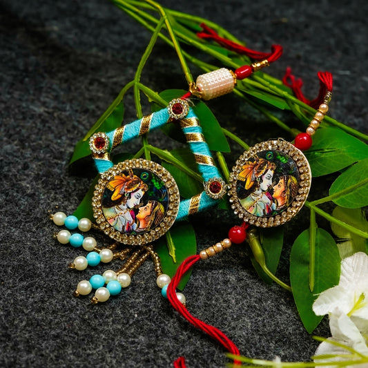 Radha-Krishna Rakhi All in one Hamper