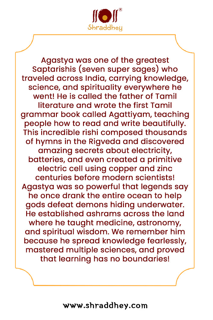 Know Our Rishi/Rishika Flash Cards