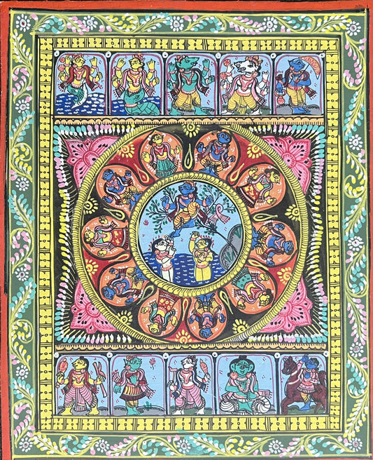 Dashavatar Pattachitra painting