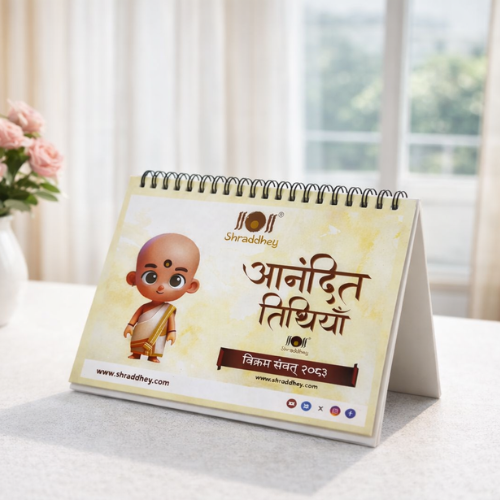 PACK OF 5 - Anandit Tithiya Desk Calendar - 2026