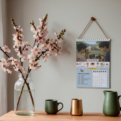 Anandit Tithiya Wall Calendar - 2026