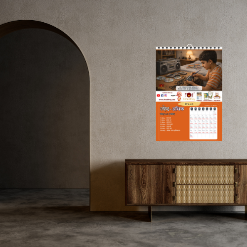 Anandit Tithiya Wall Calendar - 2026