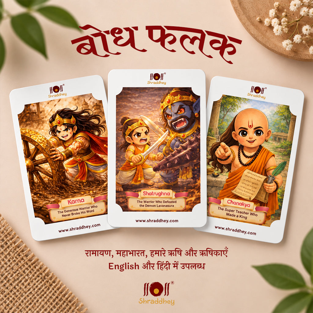 Bodh Falak - Ramayana + Mahabharata + Know Our Rishi/Rishika Flash Cards Combo (Set of 72 cards)